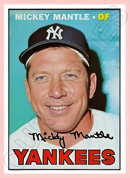 Mickey Mantle 1967 Topps Reproduction Card - 4479
