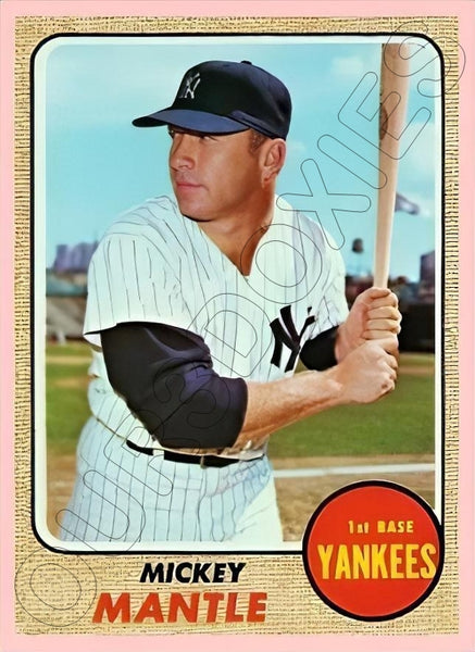 Mickey Mantle 1968 Topps Reproduction Card - 4502
