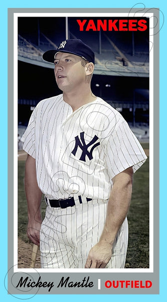 Mickey Mantle 1970 Topps Tall Boy Custom Card - 4648