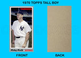 Mickey Mantle 1970 Topps Tall Boy Custom Card - 4648