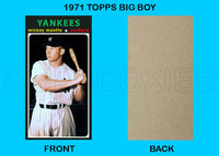 Mickey Mantle 1971 Topps Tall Boy Custom Card - 4657