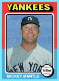 Mickey Mantle 1975 Topps Custom Card - 4839