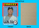 Mickey Mantle 1975 Topps Custom Card - 4839