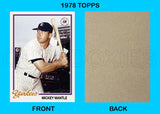 Mickey Mantle 1978 Topps Custom Card - 4898