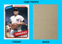 Mickey Mantle 1980 Topps Custom Card - 4929