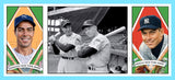 Mickey Mantle Joe Dimaggio 1912 Hassan Triple Folder Custom Card - 3642