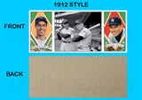 Mickey Mantle Joe Dimaggio 1912 Hassan Triple Folder Custom Card - 3642