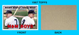 Mickey Mantle Roger Maris 1967 Topps Custom Card - 4481