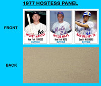 Mantle Mays Griffey 1977 Hostess Panel #2 Custom Card - 4727