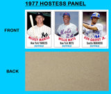 Mantle Mays Griffey 1977 Hostess Panel #2 Custom Card - 4727