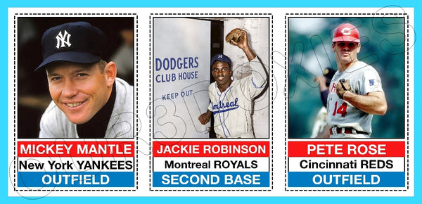 Mantle Robinson Rose 1976 Hostess Panel #2 Custom Card - 4724