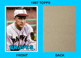 Rabbit Maranville 1967 Topps Custom Card - 4482