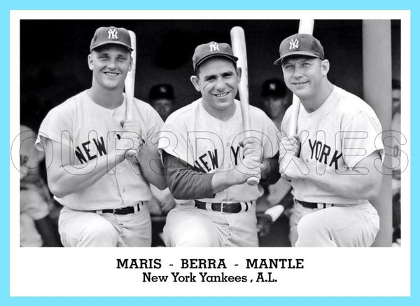 Maris Berra Mantle 1947 Tip Top Bread Custom Card - 3834