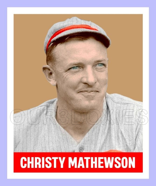 Christy Mathewson 1948 Leaf Custom Card - 3957