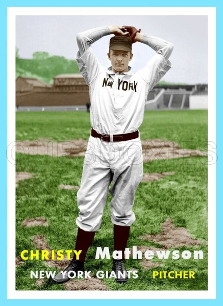 Christy Mathewson 1957 Topps Custom Card - 4096