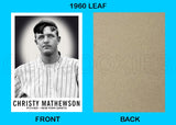Christy Mathewson 1960 Leaf Custom Card - 4427