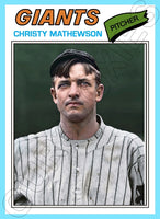 Christy Mathewson 1977 Topps Custom Card - 4882