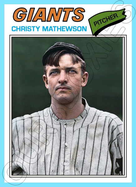 Christy Mathewson 1977 Topps Custom Card - 4882