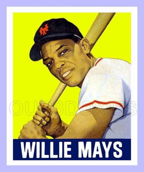 Willie Mays 1948 Leaf Custom Card - 3958