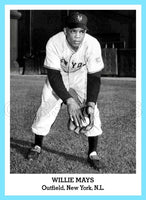 Willie Mays 1947 Tip Top Bread Custom Card - 3836