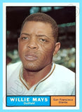 Willie Mays 1961 Topps Reproduction Card - 4269