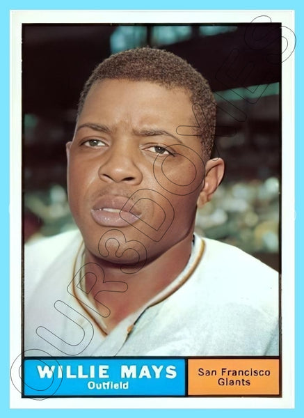 Willie Mays 1961 Topps Reproduction Card - 4269