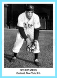 Willie Mays 1947 Tip Top Bread Custom Card - 3836