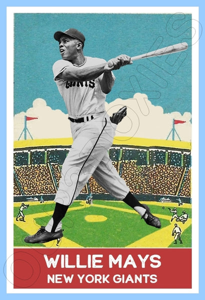 Willie Mays 1933 DeLong Custom Card - 4626