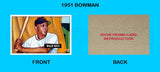 Willie Mays 1951 Bowman Reproduction Card - 4023