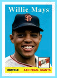 Willie Mays 1958 Topps Custom Card - 4136