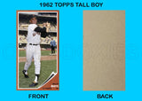 Willie Mays 1962 Topps Tall Boy Custom Card - 4638