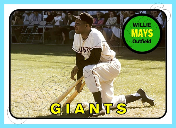Willie Mays 1969 Topps Custom Card - 4538