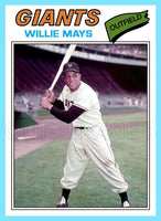 Willie Mays 1977 Topps Custom Card - 4883