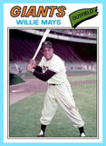 Willie Mays 1977 Topps Custom Card - 4883