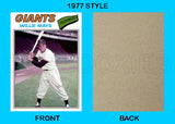 Willie Mays 1977 Topps Custom Card - 4883