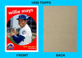 Willie Mays 1959 Topps Custom Card - 4170