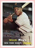 Willie Mays 1957 Topps Reproduction Card - 4097