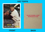 Willie Mays 1957 Topps Reproduction Card - 4097