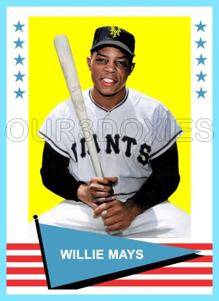 Willie Mays 1961 Fleer Custom Card - 4220