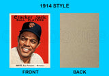 Willie Mays 1914 Cracker Jack Custom Card - 3655