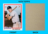 Bill Mazeroski 1978 Topps Custom Card - 4900