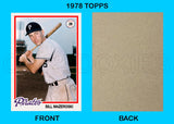 Bill Mazeroski 1978 Topps Custom Card - 4900