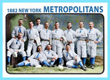 1882 New York Metropolitans 1973 Topps Custom Card - 4783