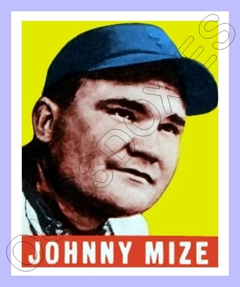 Johnny Mize 1948 Leaf Reproduction Card - 3867