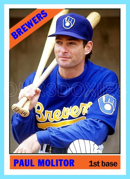 Paul Molitor 1966 Topps Custom Card - 4452