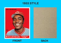 Joe Morgan 1933 Goudey Custom Card - 3674