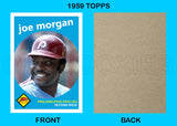 Joe Morgan 1959 Topps Custom Card - 4171