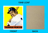 Thurman Munson 1948 Leaf Custom Card - 3963