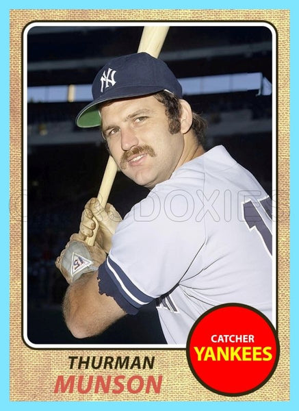 Thurman Munson 1968 Topps Custom Card - 4503