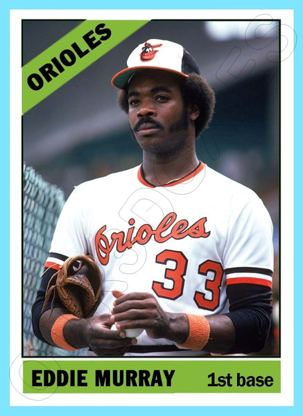 Eddie Murray 1966 Topps Custom Card - 4454